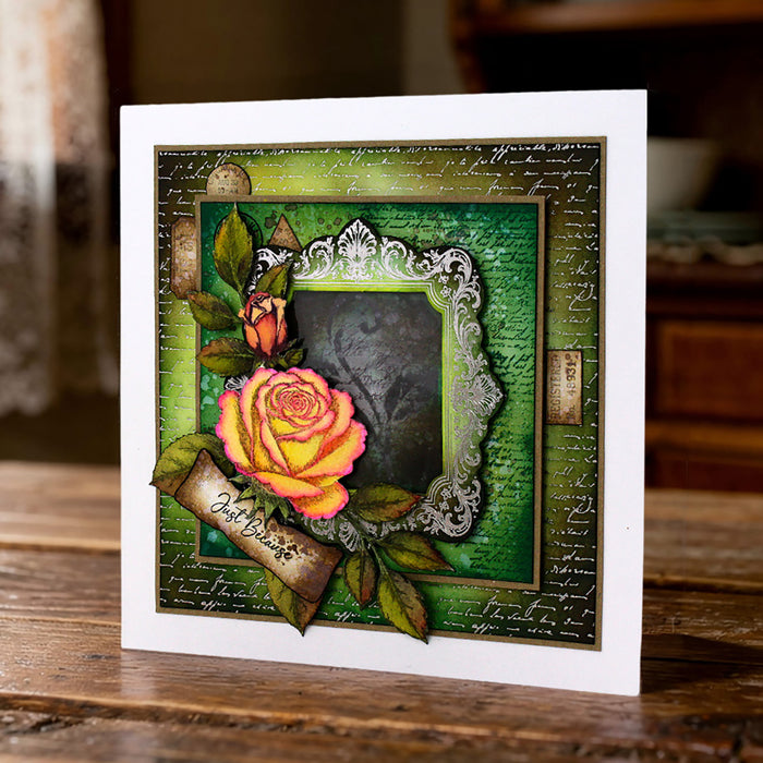 Cosmic Shimmer Gilded to Grunge Frames & Flourishes