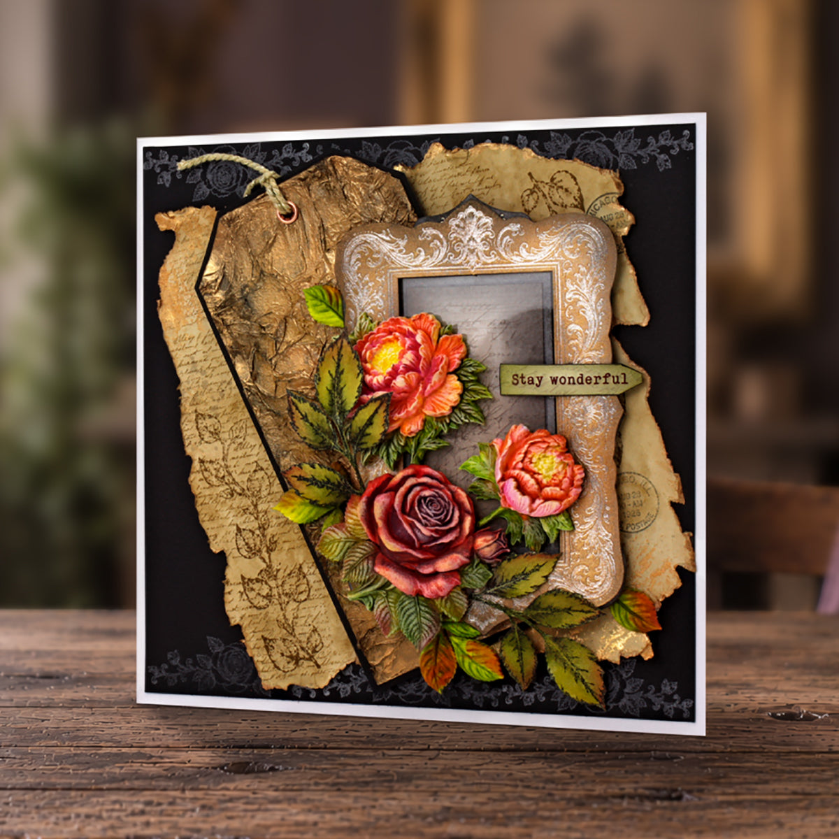 Cosmic Shimmer Gilded to Grunge Frames & Flourishes