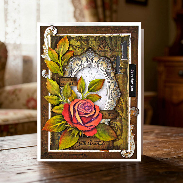 Cosmic Shimmer Rambling Roses DL Stamp Set