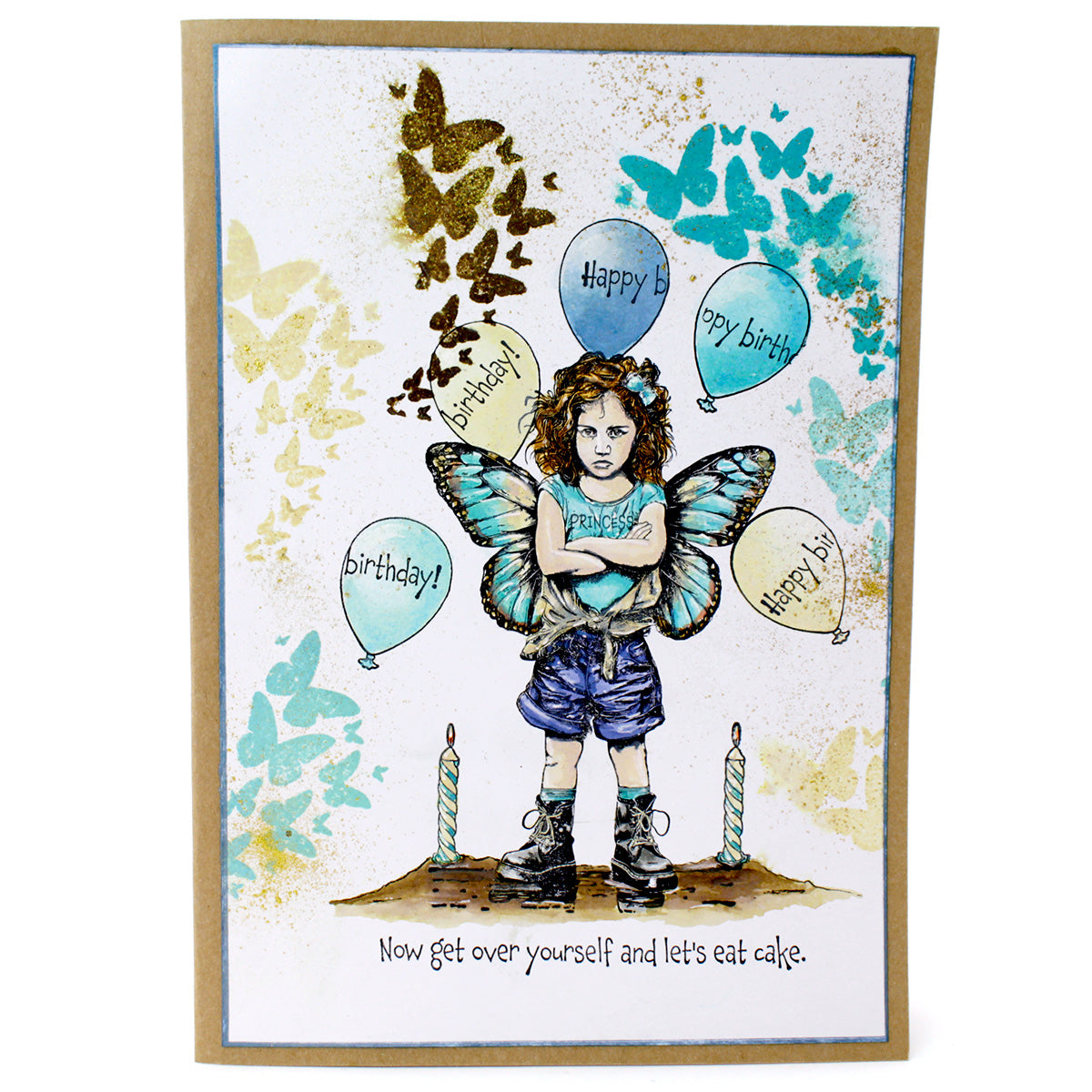 Princess Attitude Pre Cut Rubber Stamp Set by Andy Skinner