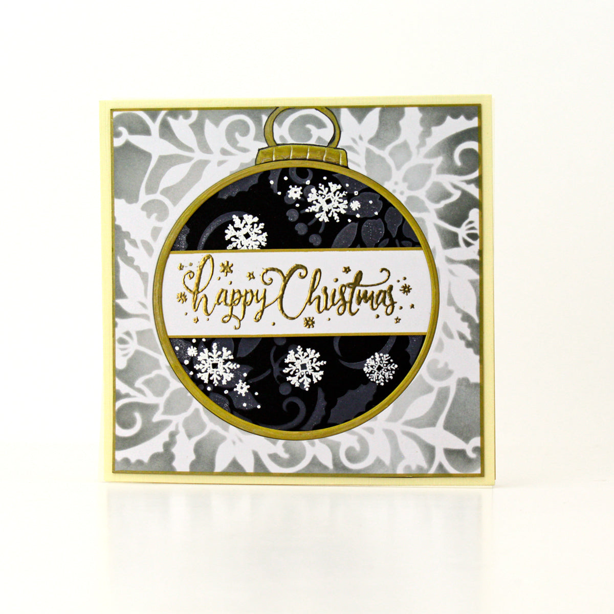 Pink Ink Designs - Poinsettia Perfection 6x6 Mixed Media Stencil