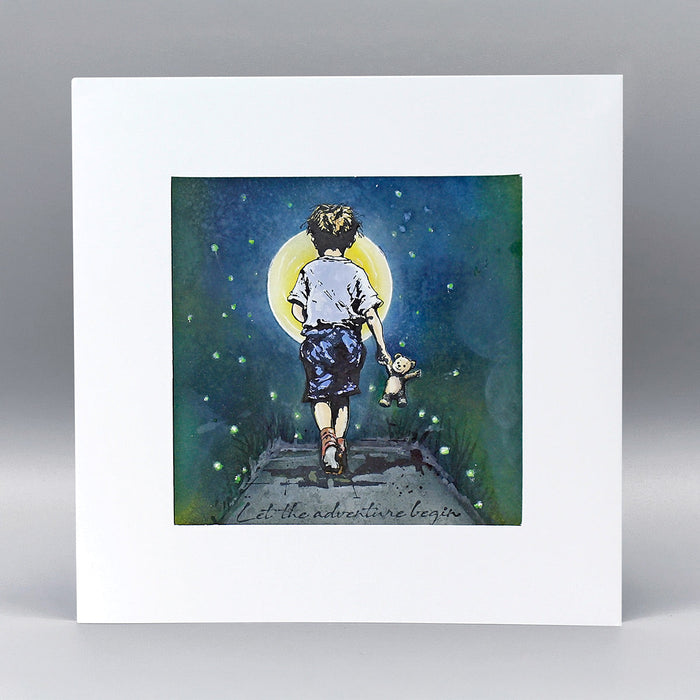 Let The Adventure Begin Pre Cut Rubber Stamp Set by Andy Skinner