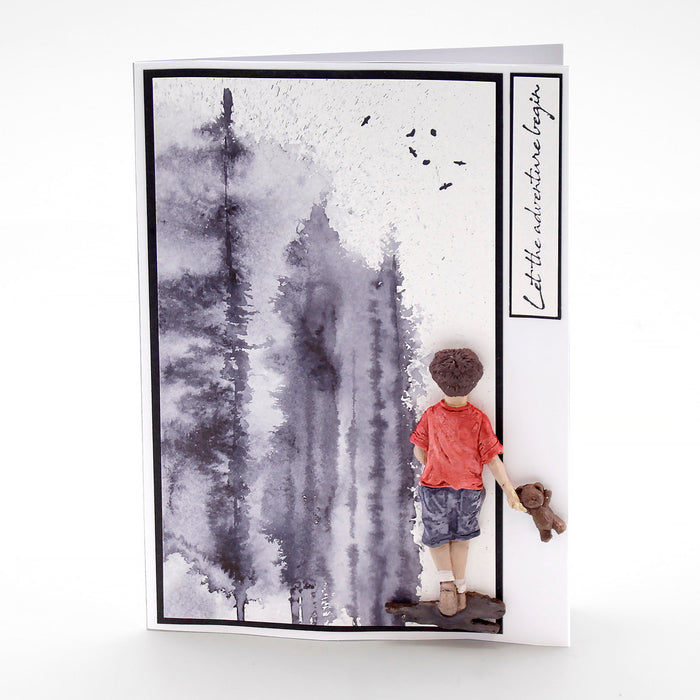 Cosmic Shimmer Let the Adventure Begin Silicone Mould by Andy Skinner