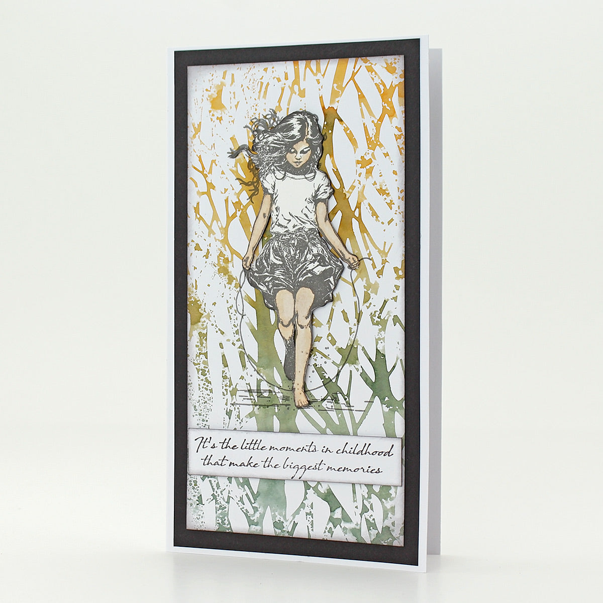 Woodland 8x8 Mixed Media Stencil by Andy Skinner