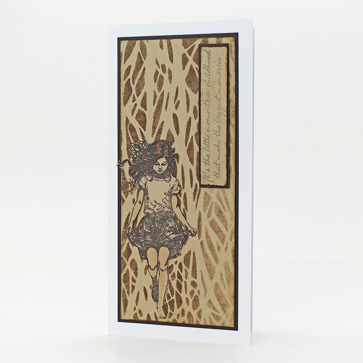 Woodland 8x8 Mixed Media Stencil by Andy Skinner