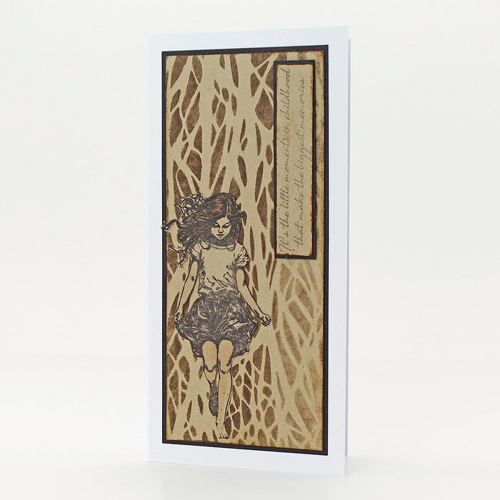 Woodland 8x8 Mixed Media Stencil by Andy Skinner