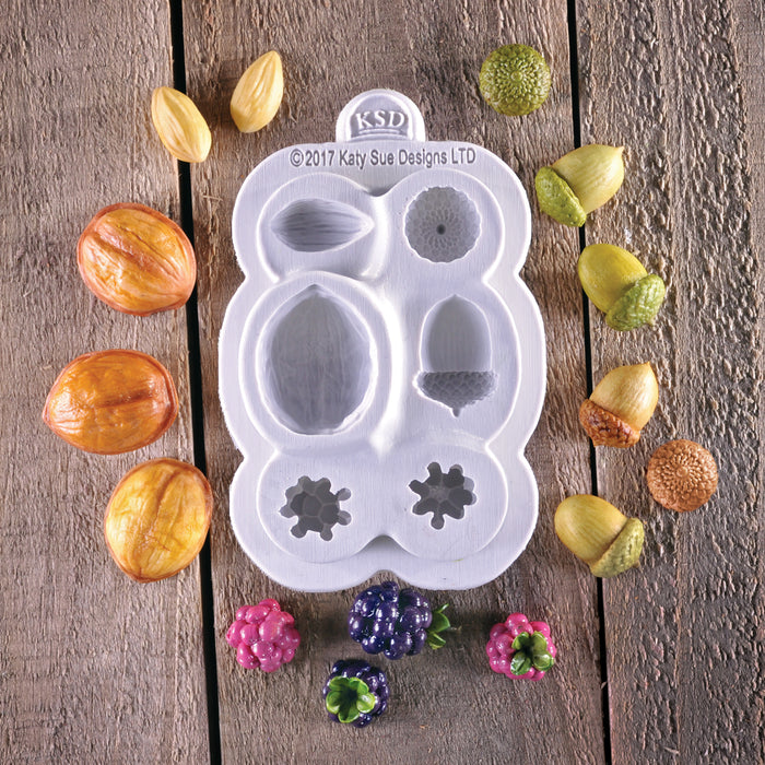 Flower Pro Nuts & Berries Silicone Mould