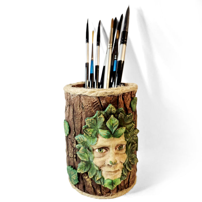 Cosmic Shimmer Forest Leaf Green Man Silicone Mould