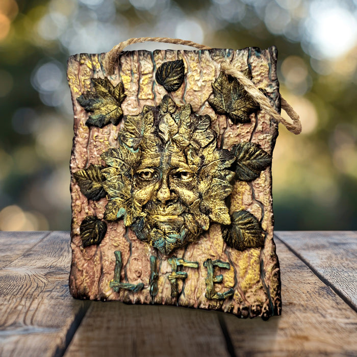 Cosmic Shimmer Forest Leaf Green Man Silicone Mould