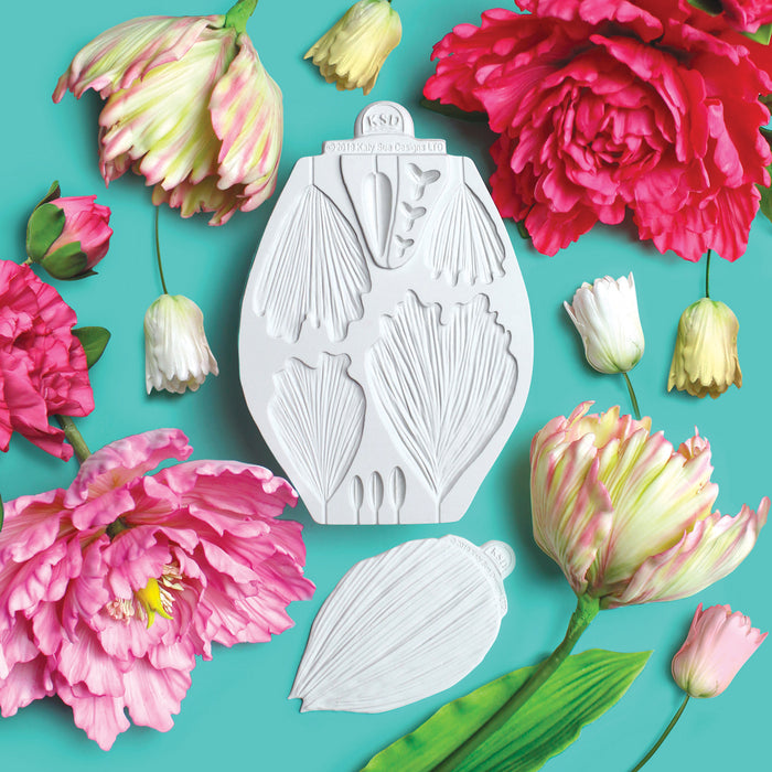 Flower Pro Peony & Tulip Silicone Mould & Veiner