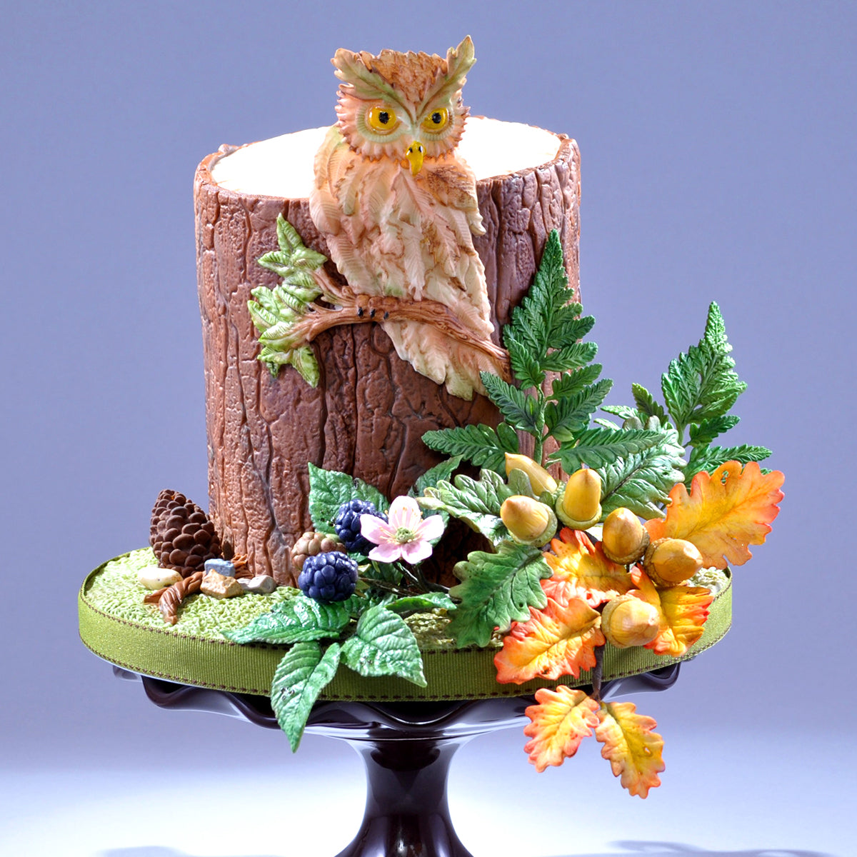 Flower Pro Blackberry & Oak Leaves Silicone Mould