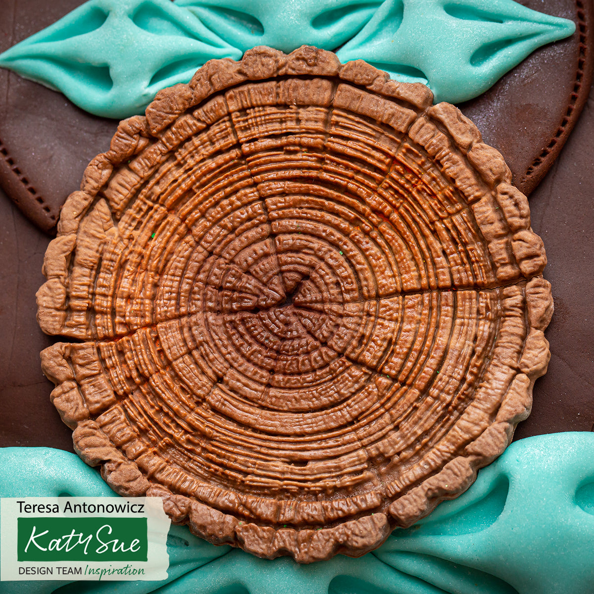 Flower Pro Small Log Slice Silicone Mould