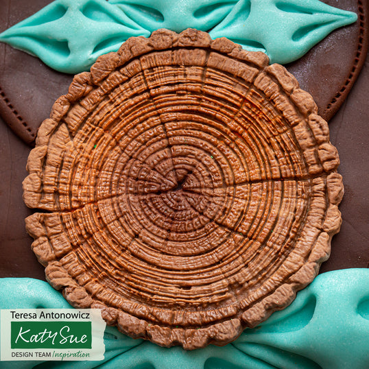 Flower Pro Small Log Slice Silicone Mould