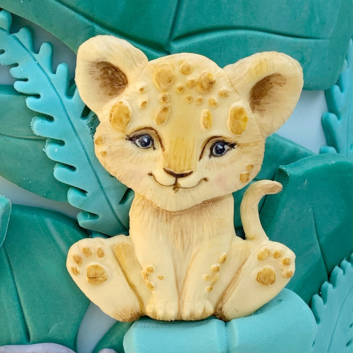 Sweet Safari Lion Cub Silicone Mould