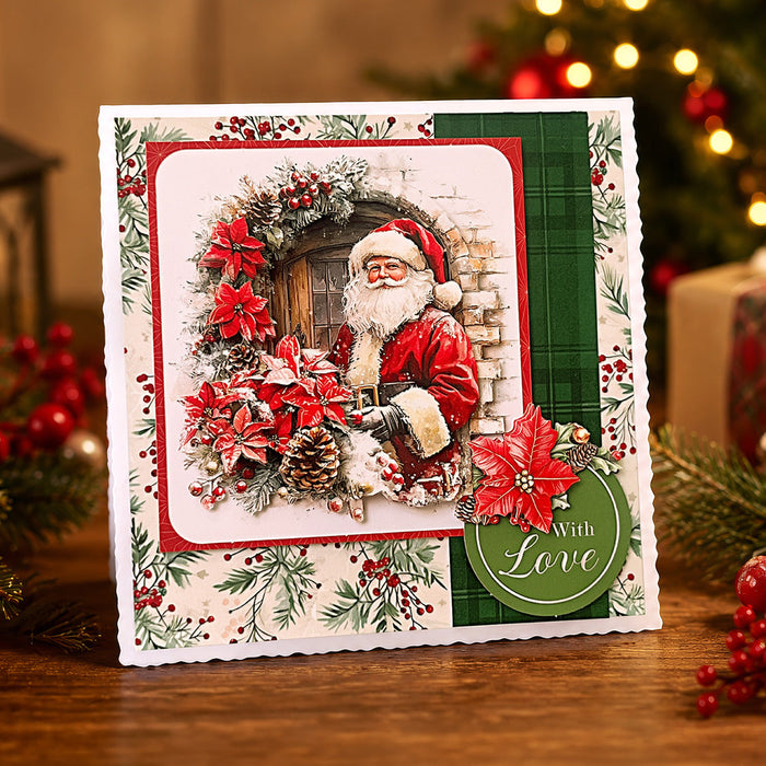 Die Cut Decoupage – Santa's Seasonal Visit (pack of 3)