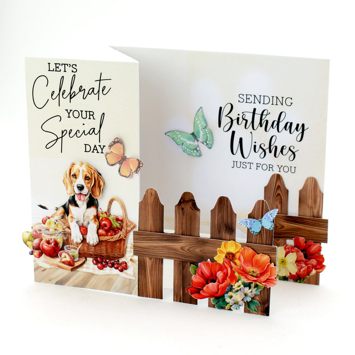 Stick a Birthday Peelable to a handmade card for an instant verse