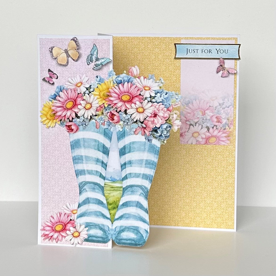 A Kaleidoscope of Die Cut Butterflies, 2 sheets