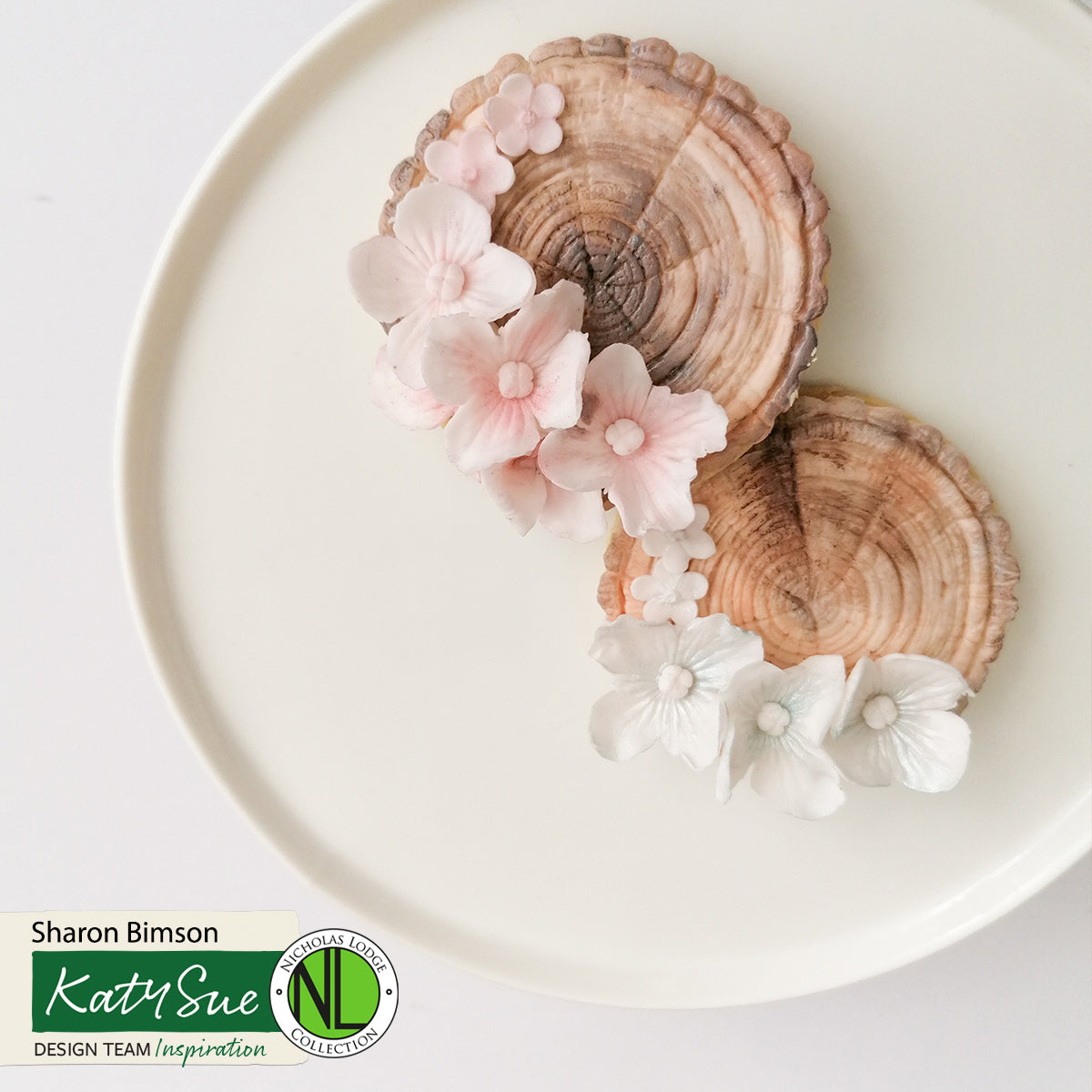 Flower Pro Small Log Slice Silicone Mould