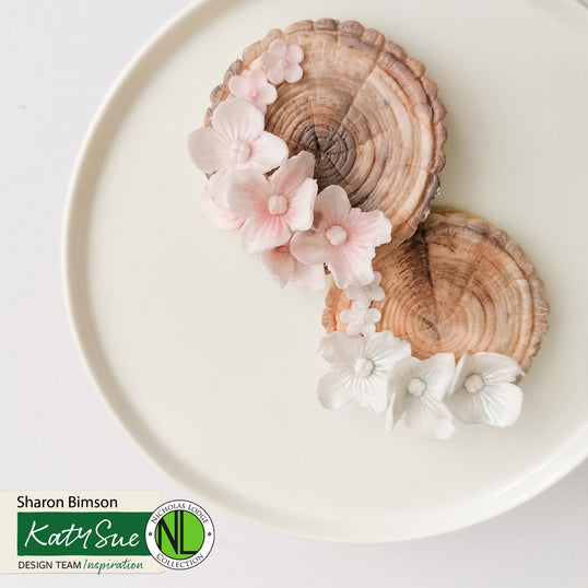 Flower Pro Small Log Slice Silicone Mould