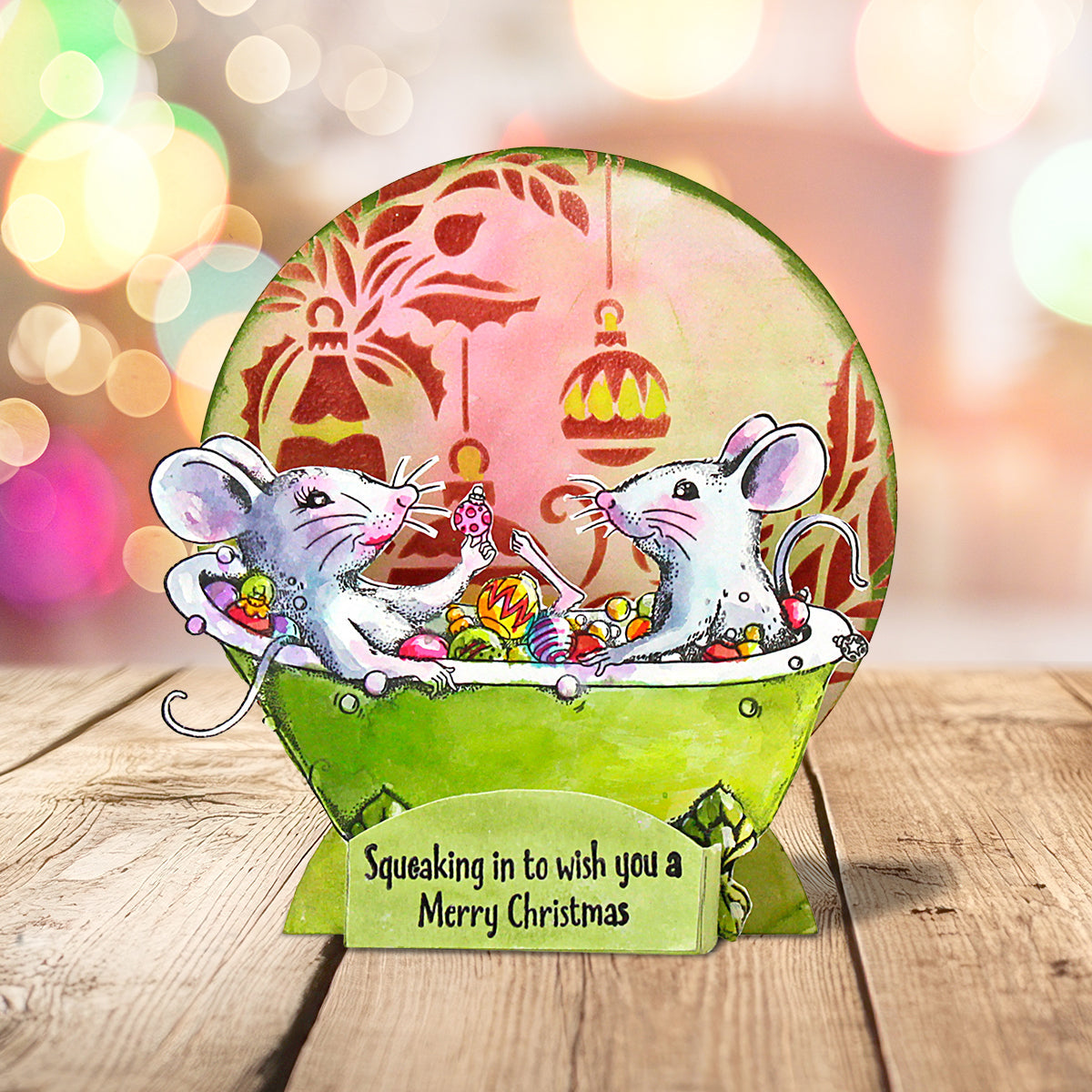 Pink Ink Designs - Bauble Bath, DL Stamp Set
