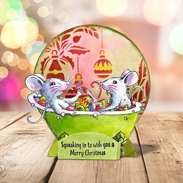 Pink Ink Designs - Bauble Bath, DL Stamp Set