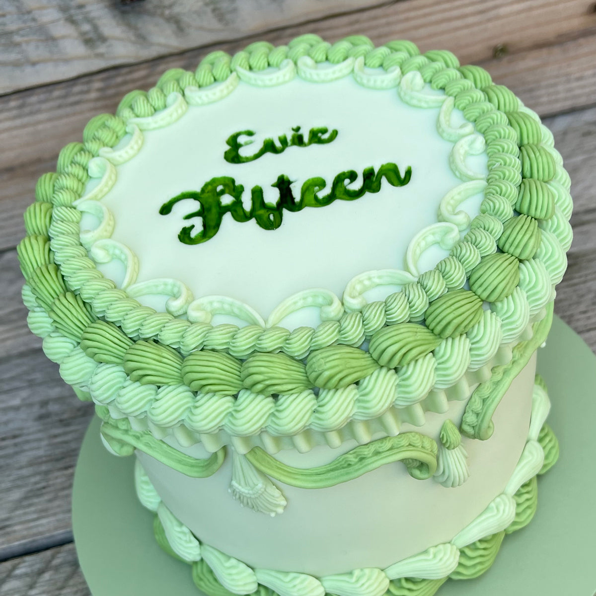 Serrated Rope Borders Silicone Mould