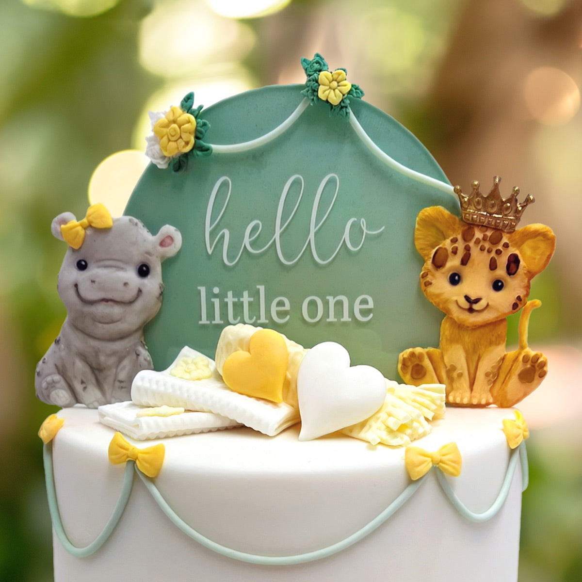 Sweet Safari Lion Cub Silicone Mould