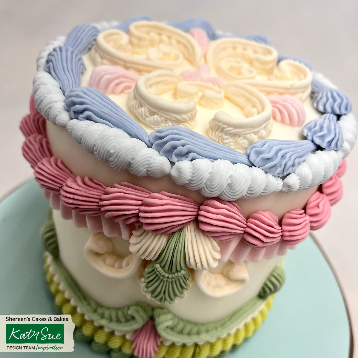 Mod Sytle Cake Make a Lambeth Style Wedding Cake — Katy Sue Designs