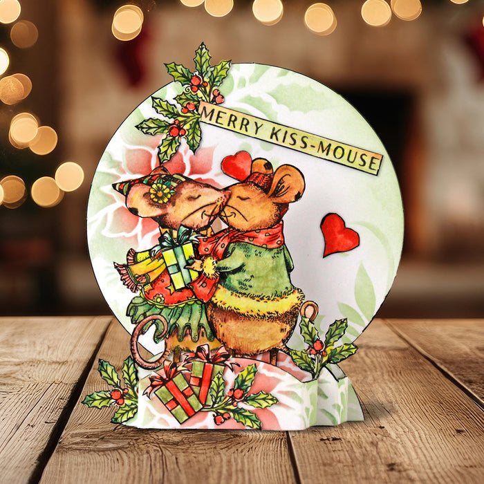 Pink Ink Designs - Merry Kiss-Mouse, DL Stamp Set