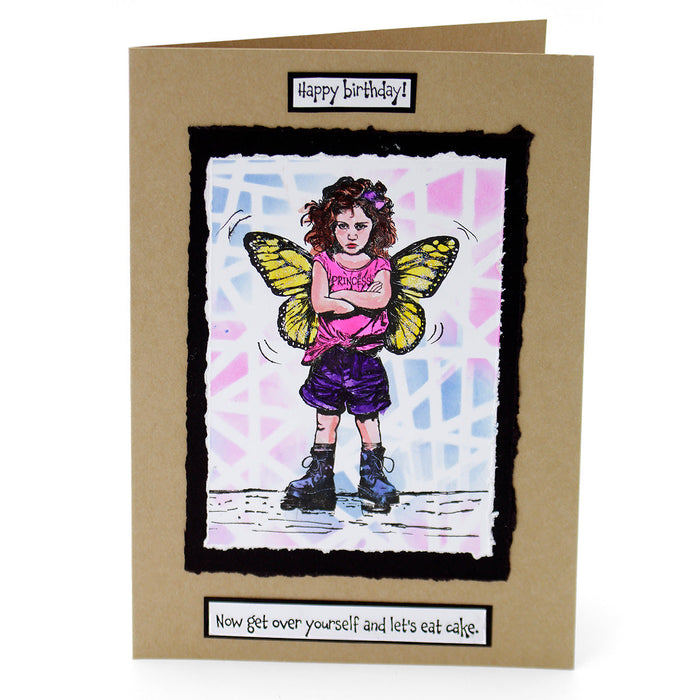 Princess Attitude Pre Cut Rubber Stamp Set by Andy Skinner