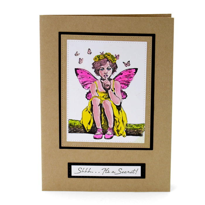 Secret Pre Cut Rubber Stamp Set by Andy Skinner