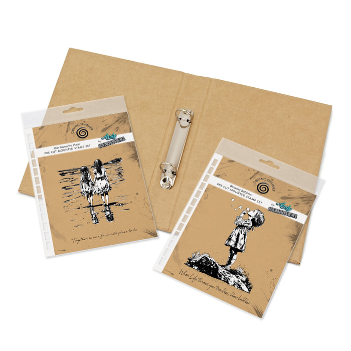 Andy Skinner Nostalgia Stamp Collectors Set, with A5 Ring Binder