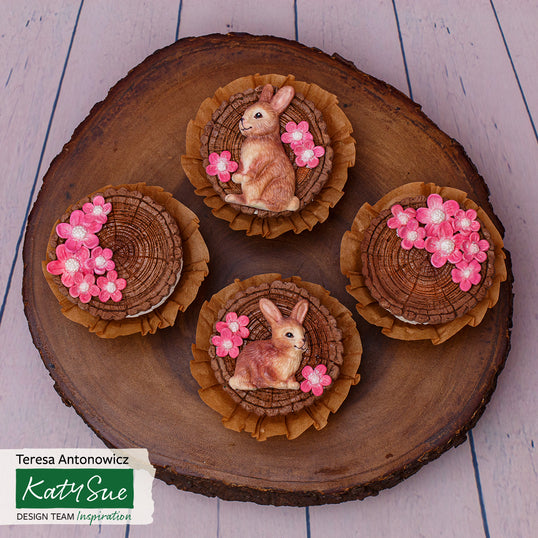 Flower Pro Small Log Slice Silicone Mould