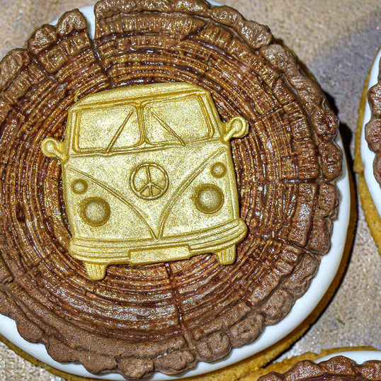 Flower Pro Small Log Slice Silicone Mould