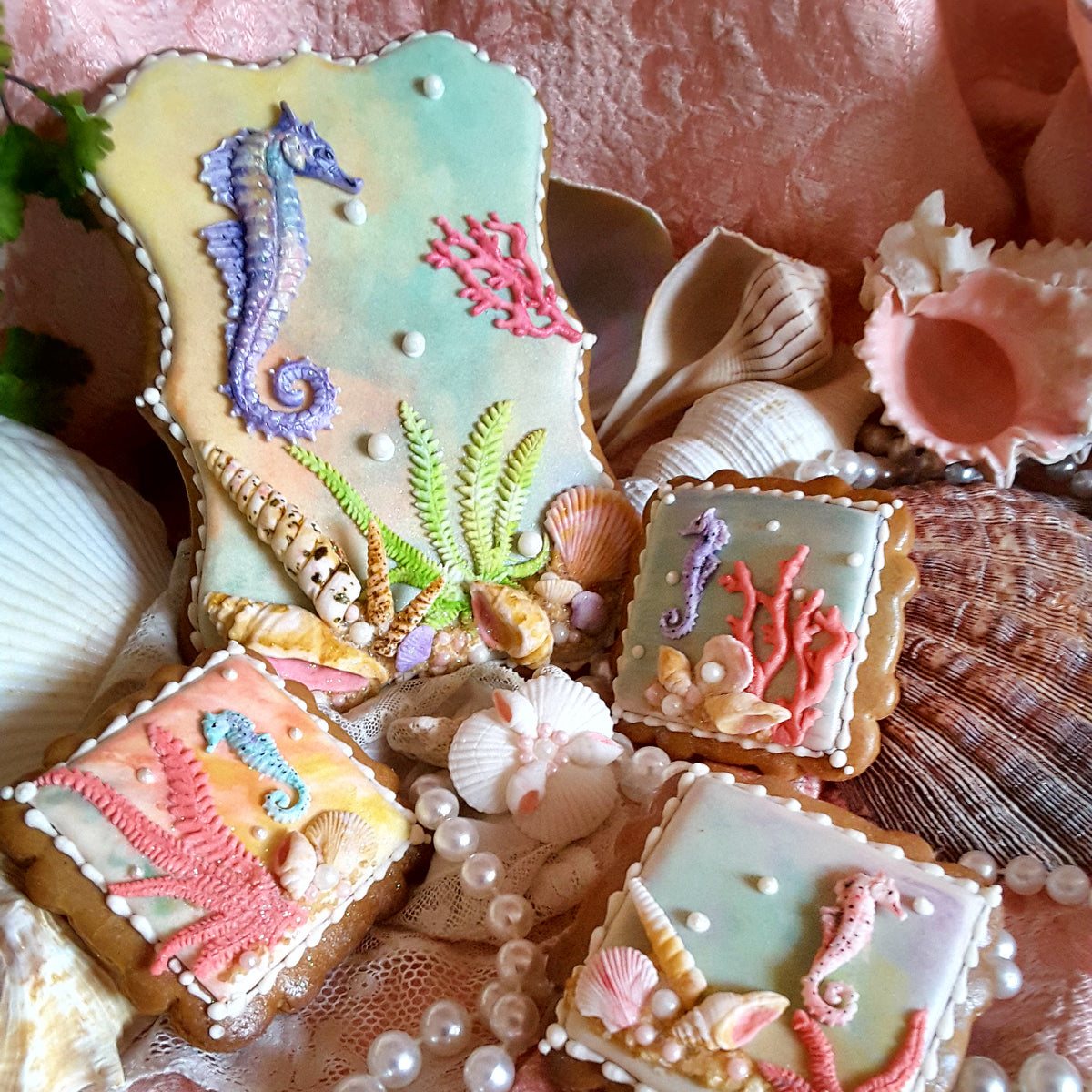 Fish, Seaweed and Coral Silicone Mould