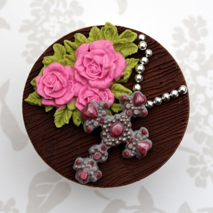Beaded Cross Silicone Mould