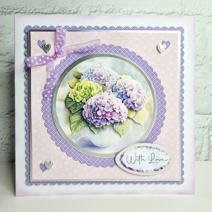 Satin Silver & Purple Mirri Mixed A4 Cardstock, 20 sheets