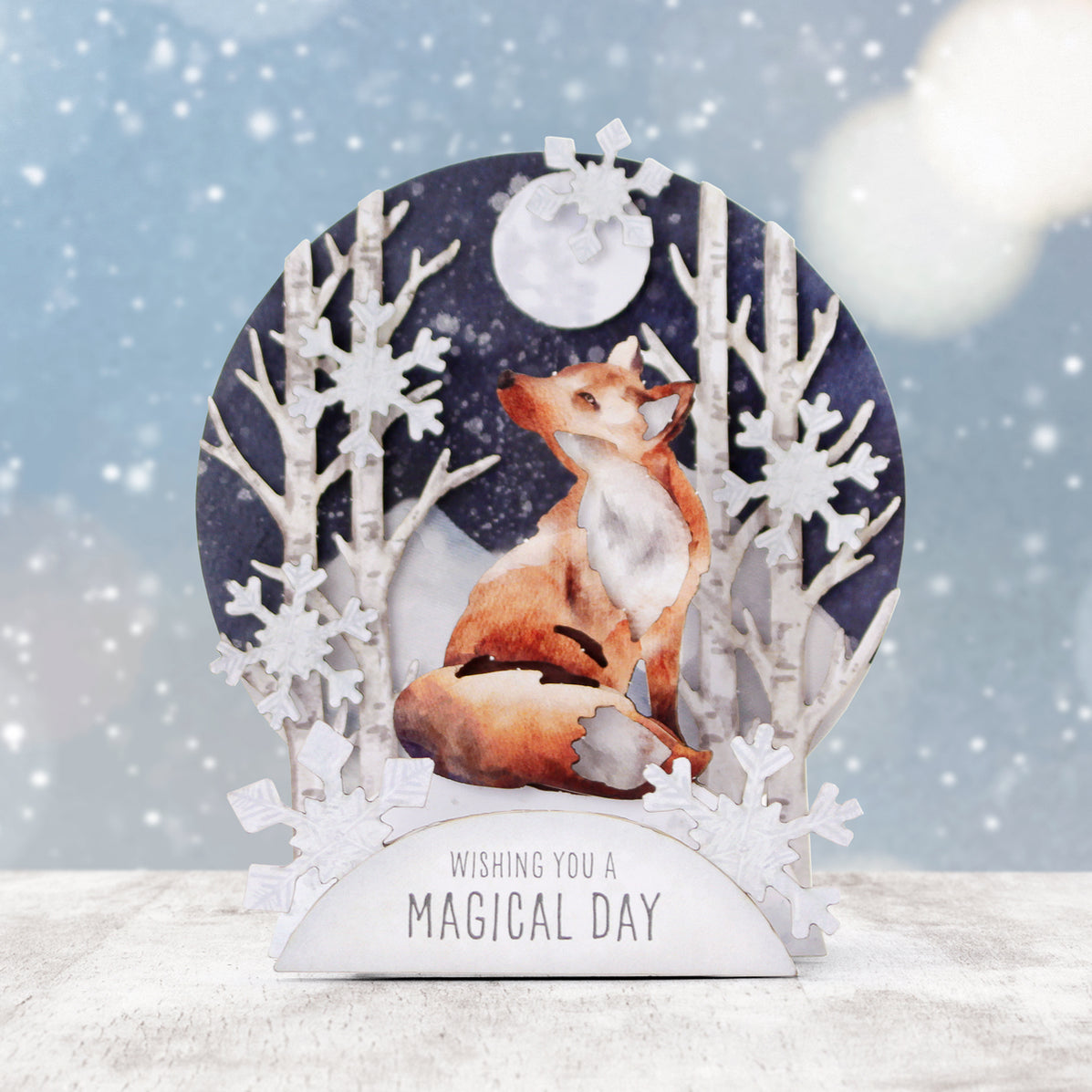 Watercolour Christmas Animals, DieCut Pop Up Cards — Katy Sue Designs