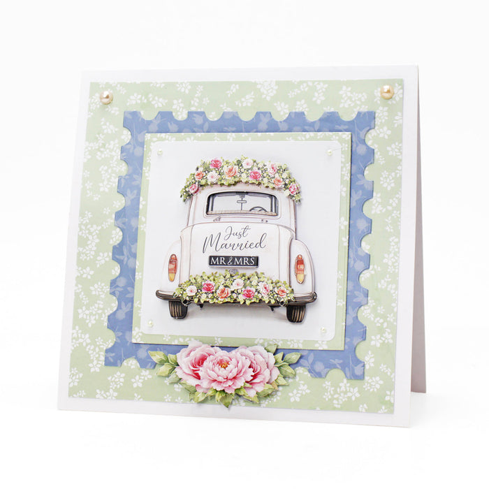 Die Cut Decoupage – Just Married (pack of 3)