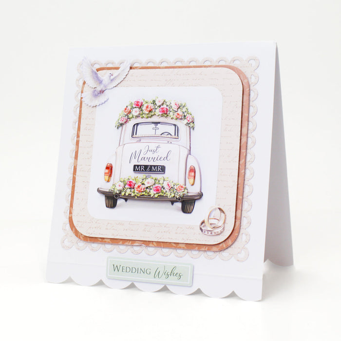 Die Cut Decoupage – Just Married (pack of 3)