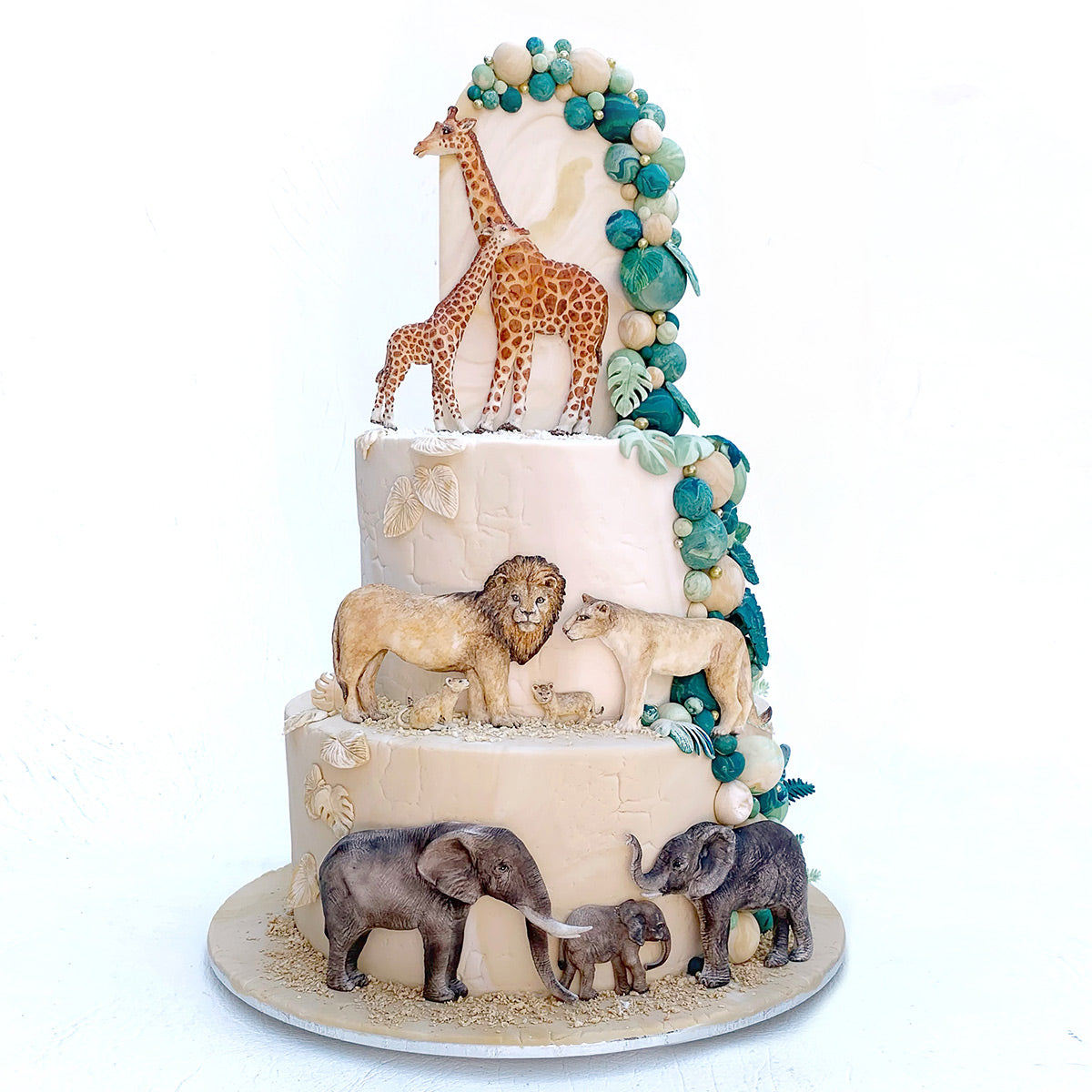 Lion Family Silicone Mould