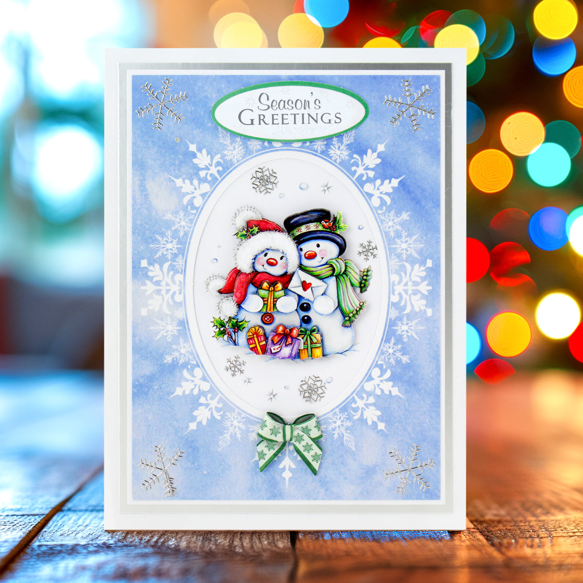 Luxury Snow Globe Snowmen & Scenes Card Making Collection