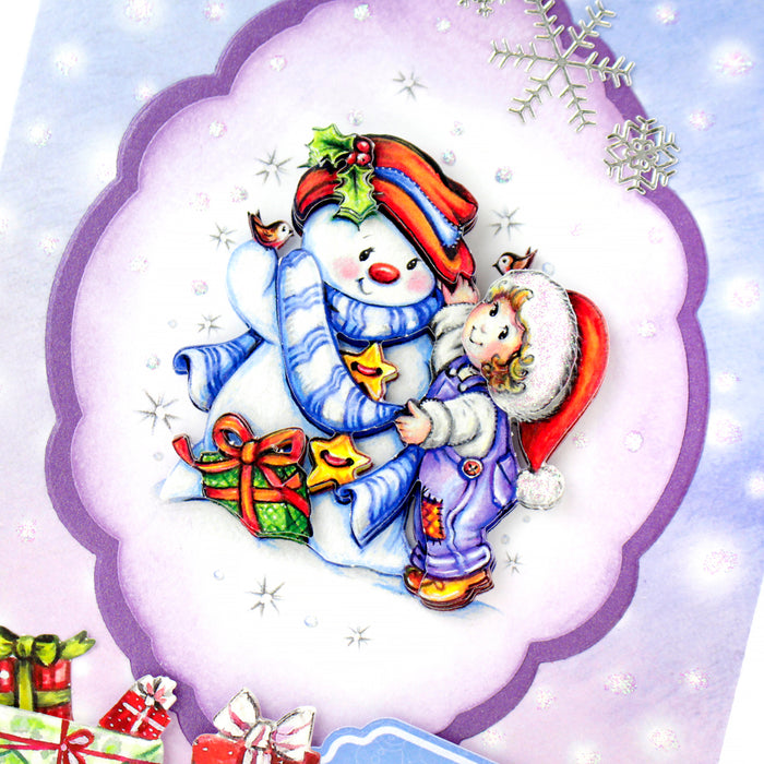 Die Cut Decoupage – Snowmen & Presents (pack of 3)