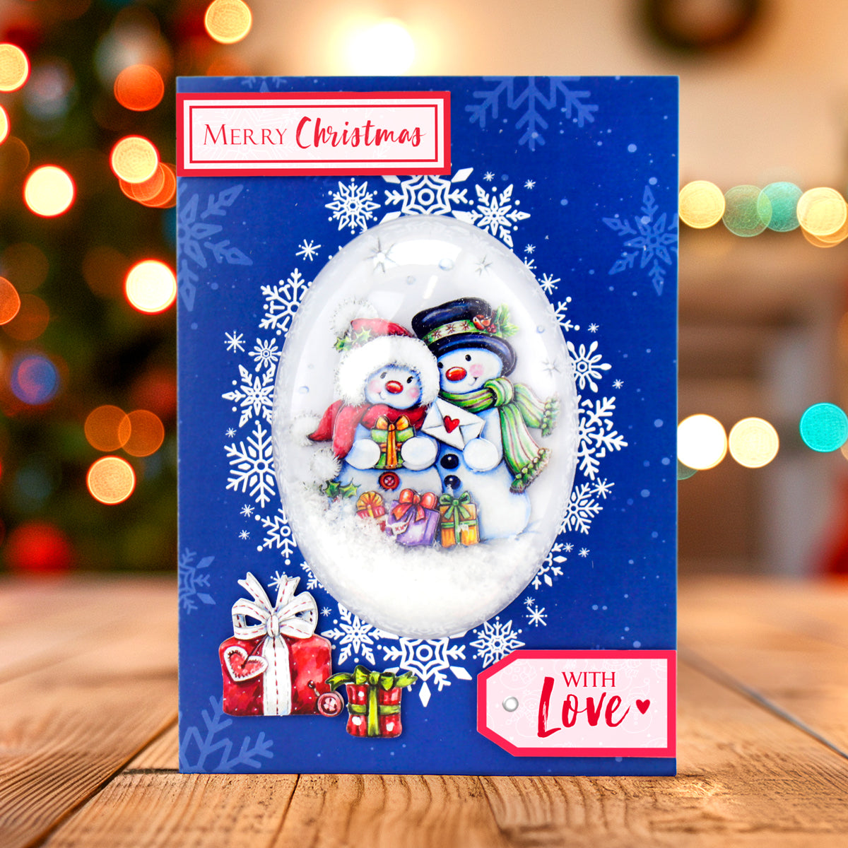 Luxury Snow Globe Snowmen & Scenes Card Making Collection