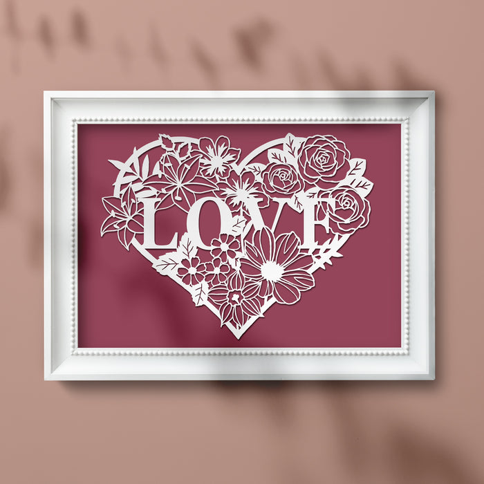 Heart Paper Cutting Templates Heart Shape Paper Design Cutting | How