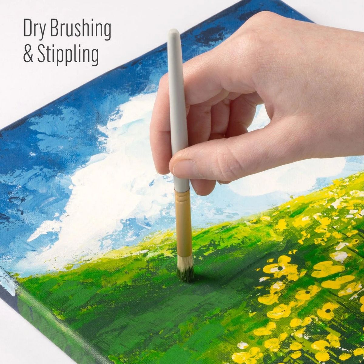 FolkArt Stencil Brush 7 Piece Set