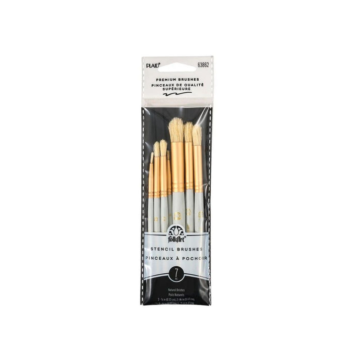 FolkArt Stencil Brush 7 Piece Set