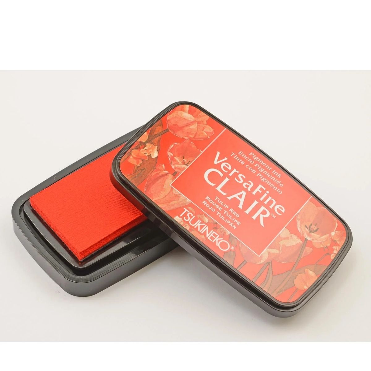 Tsukineko VersaFine Clair Dark Ink Pad in Tulip Red