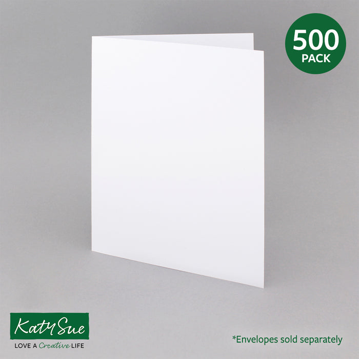 Weiße, einfach gefaltete A5-Karten, 300 g/m², 150 x 203 mm (500er-Packung)
