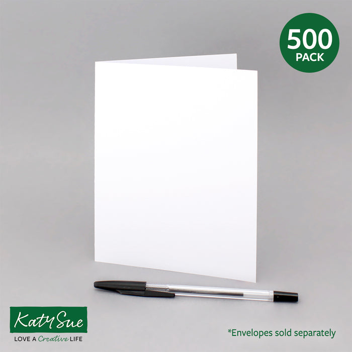 Weiße 5x7-einfach gefaltete Karten, 300 g/m², 127 x 178 mm (Packung mit 500 Stück)